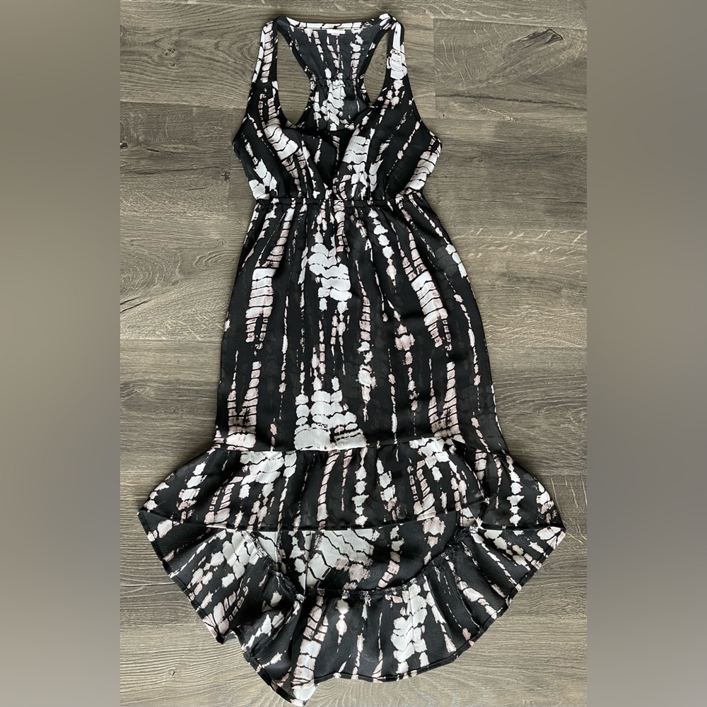 Xhilaration High Low Sheer Dress Swim Cover Up Women’s Size Small